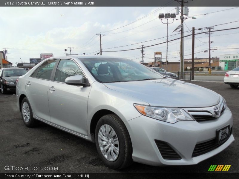 Classic Silver Metallic / Ash 2012 Toyota Camry LE