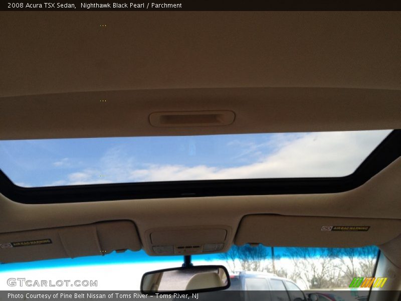 Nighthawk Black Pearl / Parchment 2008 Acura TSX Sedan