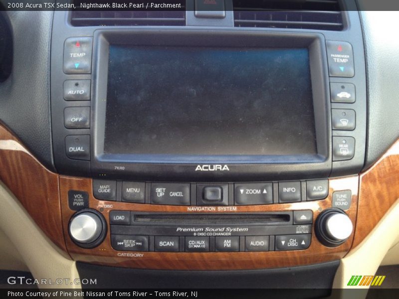 Nighthawk Black Pearl / Parchment 2008 Acura TSX Sedan