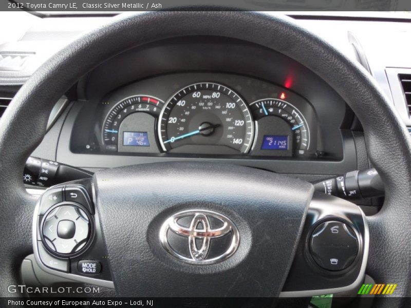 Classic Silver Metallic / Ash 2012 Toyota Camry LE