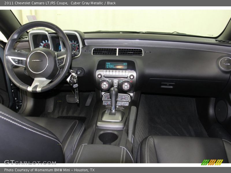Cyber Gray Metallic / Black 2011 Chevrolet Camaro LT/RS Coupe