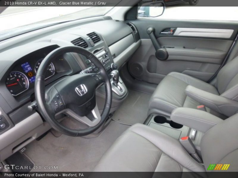 Gray Interior - 2010 CR-V EX-L AWD 