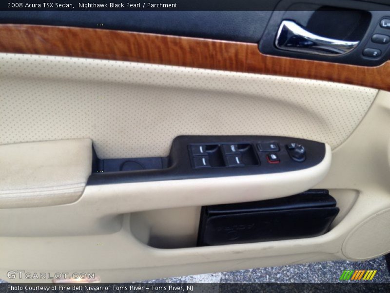 Nighthawk Black Pearl / Parchment 2008 Acura TSX Sedan