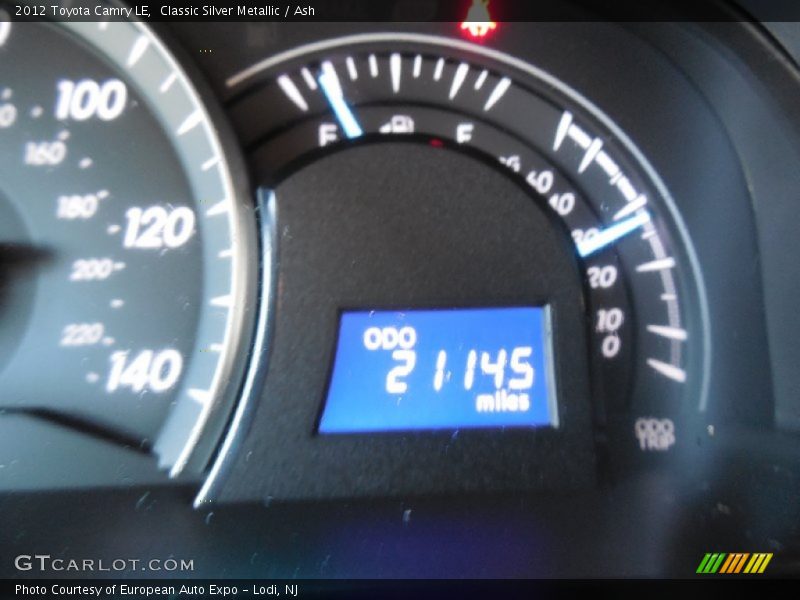 Classic Silver Metallic / Ash 2012 Toyota Camry LE