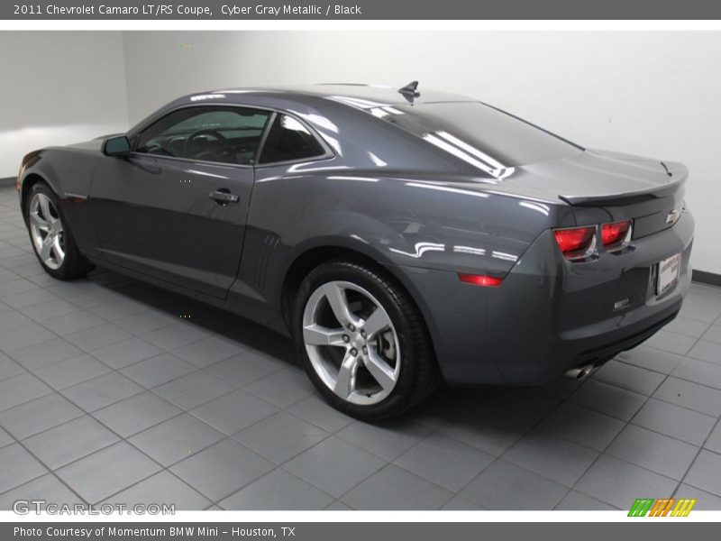Cyber Gray Metallic / Black 2011 Chevrolet Camaro LT/RS Coupe