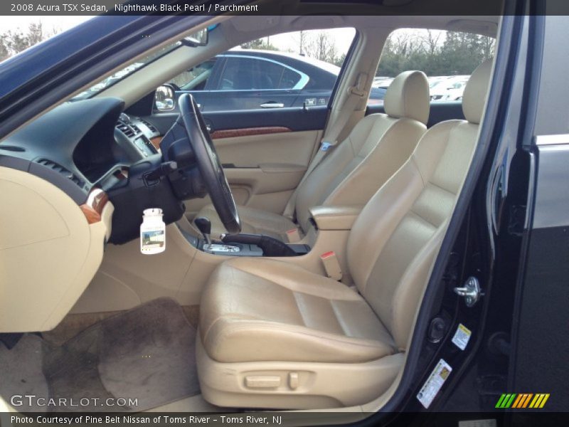 Front Seat of 2008 TSX Sedan