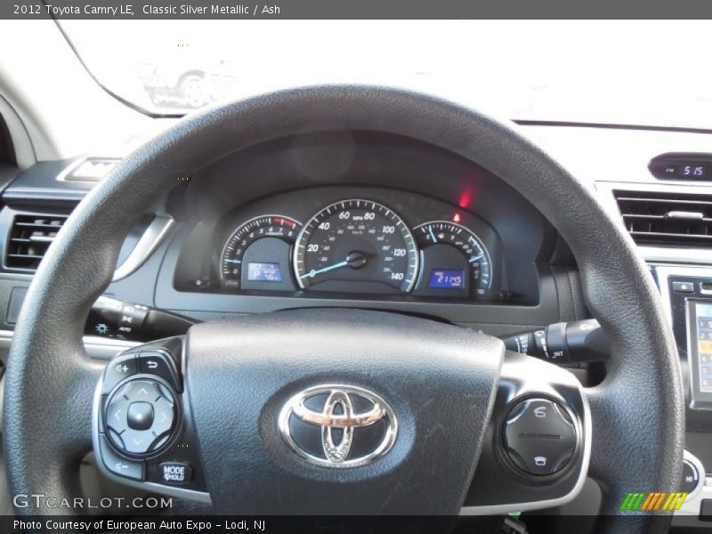 Classic Silver Metallic / Ash 2012 Toyota Camry LE