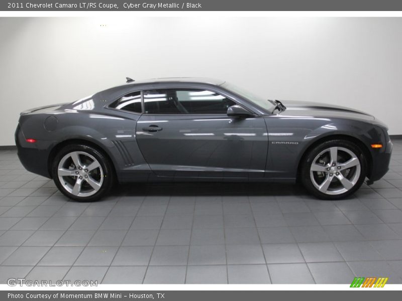 Cyber Gray Metallic / Black 2011 Chevrolet Camaro LT/RS Coupe
