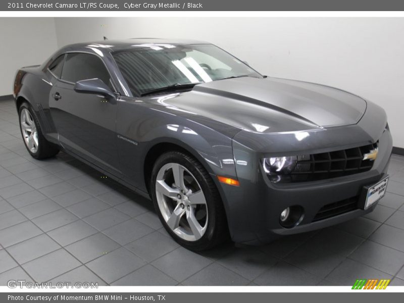 Cyber Gray Metallic / Black 2011 Chevrolet Camaro LT/RS Coupe