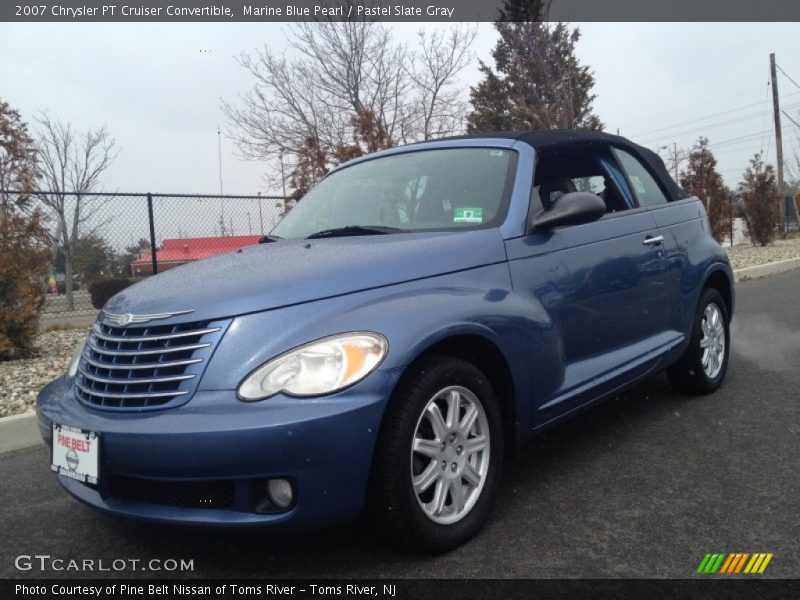 Marine Blue Pearl / Pastel Slate Gray 2007 Chrysler PT Cruiser Convertible