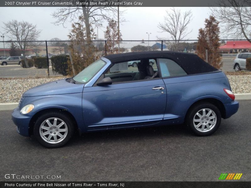 Marine Blue Pearl / Pastel Slate Gray 2007 Chrysler PT Cruiser Convertible