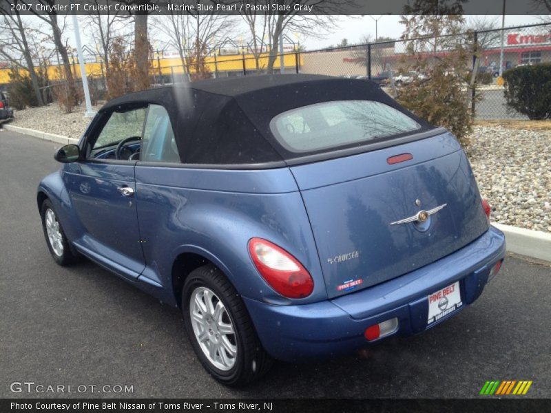 Marine Blue Pearl / Pastel Slate Gray 2007 Chrysler PT Cruiser Convertible