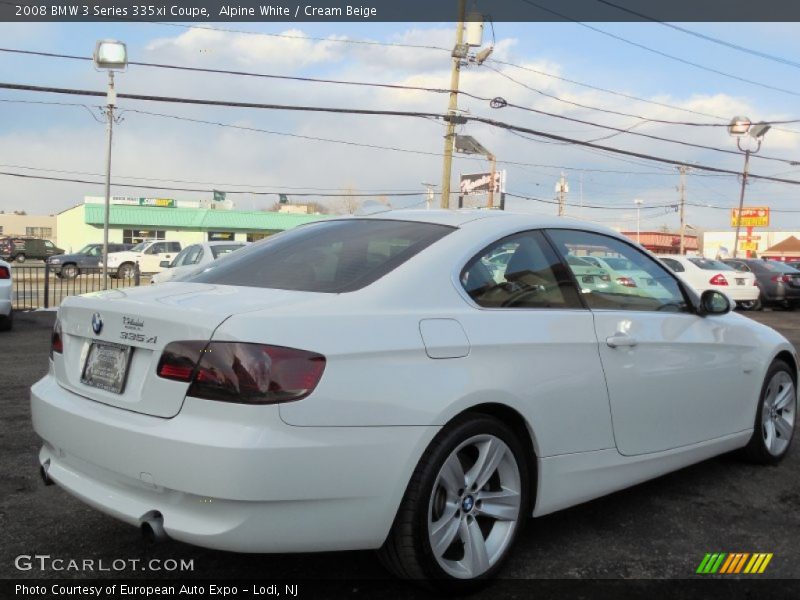 Alpine White / Cream Beige 2008 BMW 3 Series 335xi Coupe