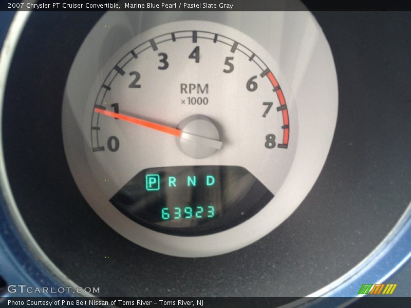 Marine Blue Pearl / Pastel Slate Gray 2007 Chrysler PT Cruiser Convertible