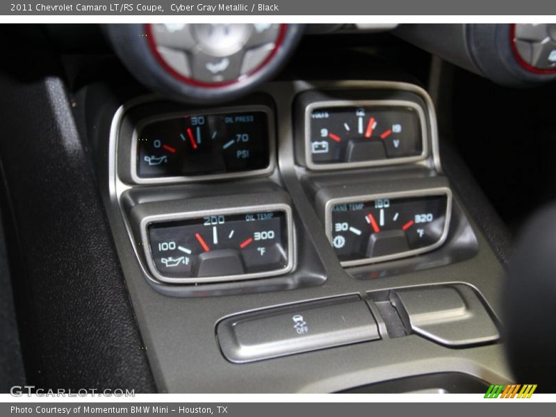 Cyber Gray Metallic / Black 2011 Chevrolet Camaro LT/RS Coupe