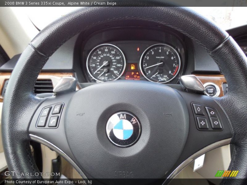 Alpine White / Cream Beige 2008 BMW 3 Series 335xi Coupe