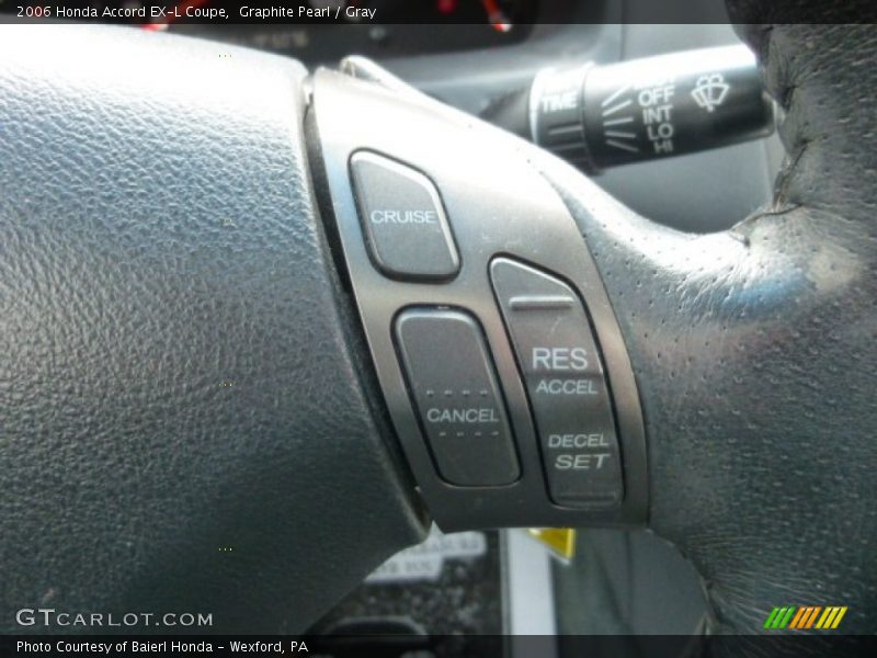 Graphite Pearl / Gray 2006 Honda Accord EX-L Coupe