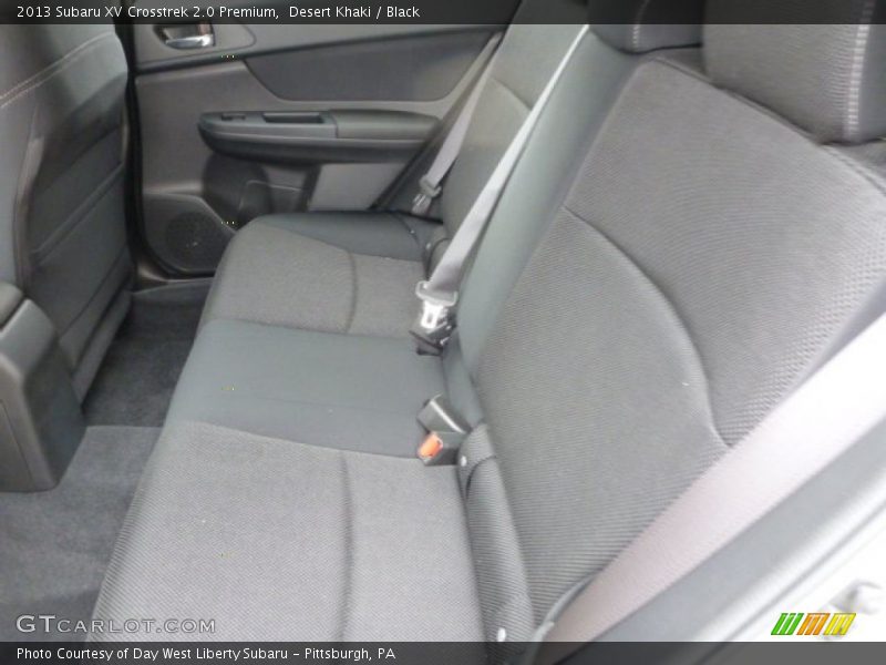 Rear Seat of 2013 XV Crosstrek 2.0 Premium