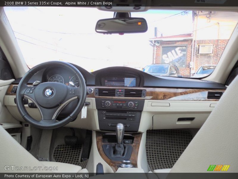 Alpine White / Cream Beige 2008 BMW 3 Series 335xi Coupe