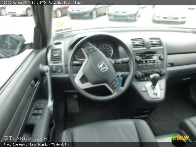 Royal Blue Pearl / Black 2009 Honda CR-V EX-L 4WD