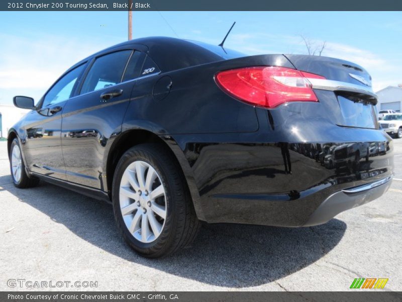 Black / Black 2012 Chrysler 200 Touring Sedan