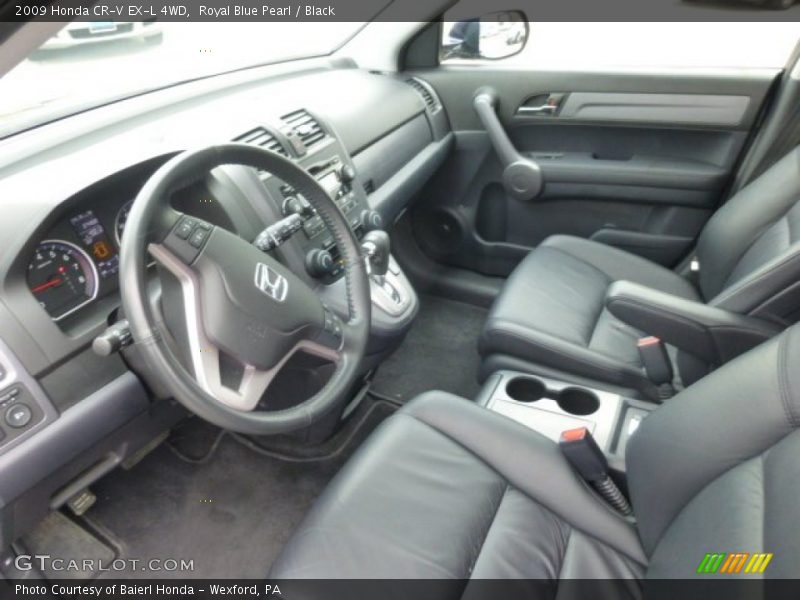 Royal Blue Pearl / Black 2009 Honda CR-V EX-L 4WD