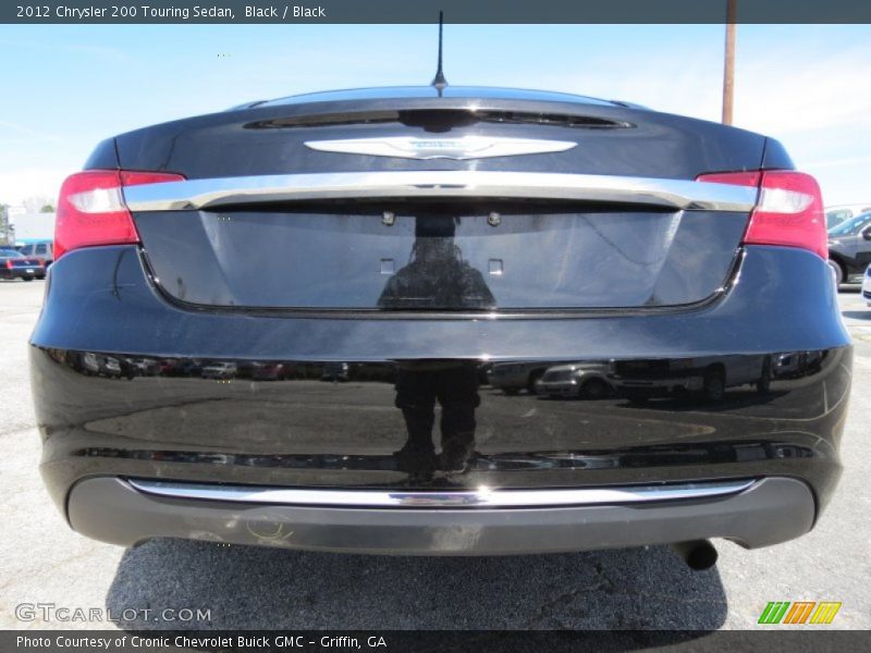 Black / Black 2012 Chrysler 200 Touring Sedan