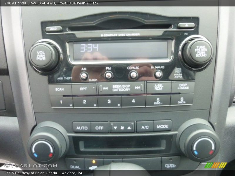 Royal Blue Pearl / Black 2009 Honda CR-V EX-L 4WD