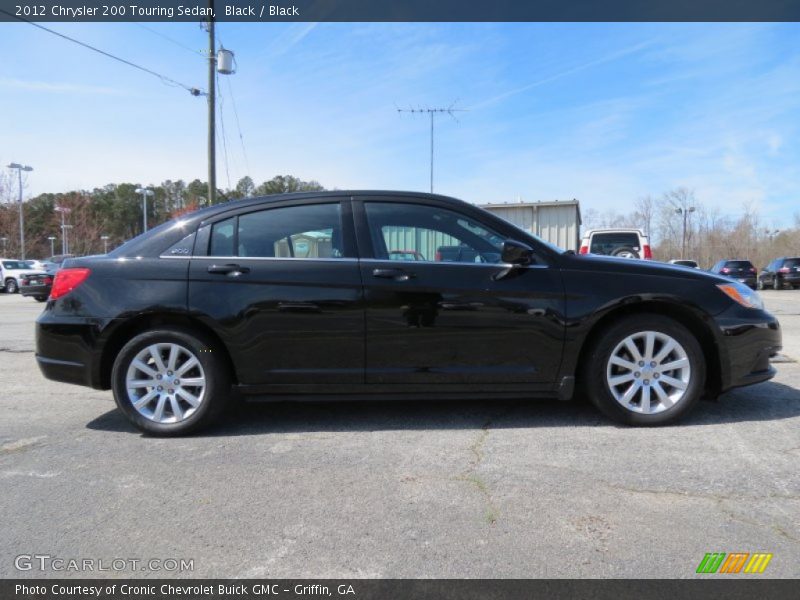 Black / Black 2012 Chrysler 200 Touring Sedan