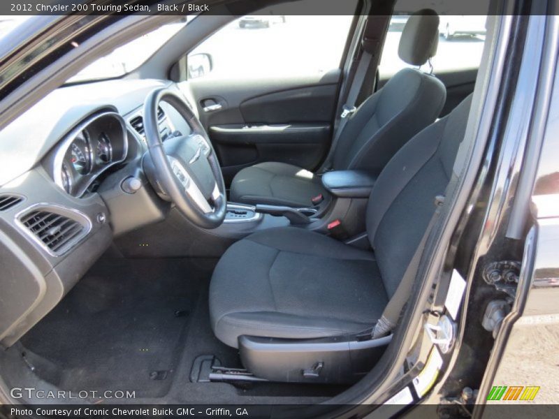 Black / Black 2012 Chrysler 200 Touring Sedan