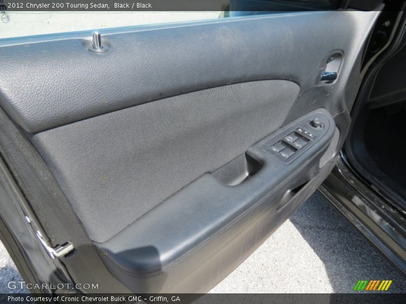 Black / Black 2012 Chrysler 200 Touring Sedan
