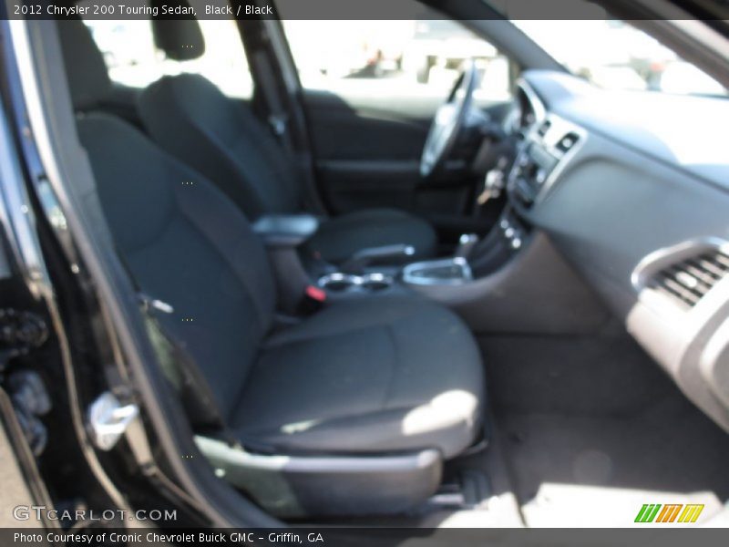 Black / Black 2012 Chrysler 200 Touring Sedan