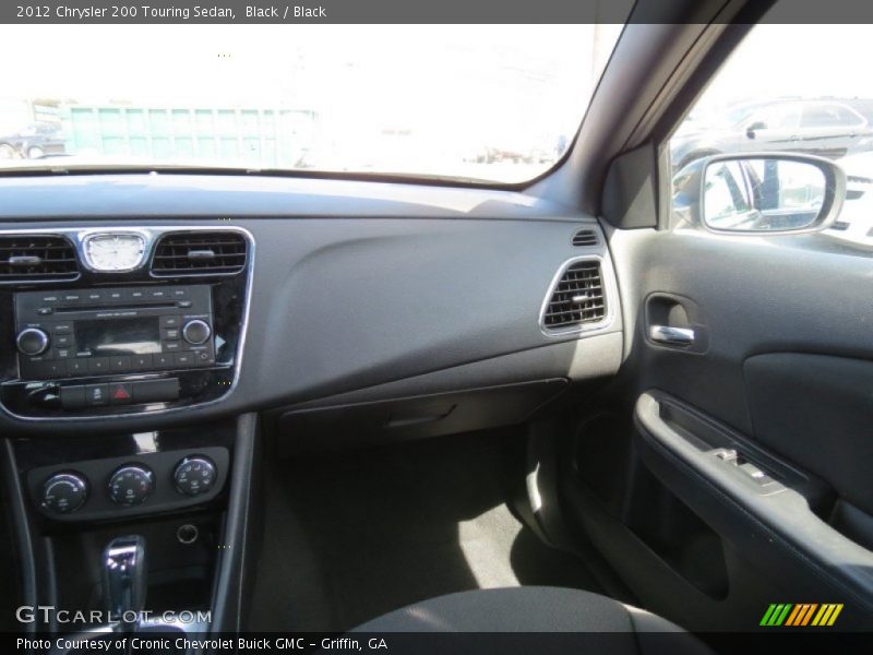 Black / Black 2012 Chrysler 200 Touring Sedan