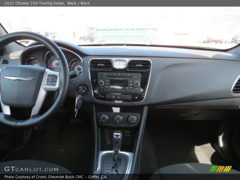 Black / Black 2012 Chrysler 200 Touring Sedan