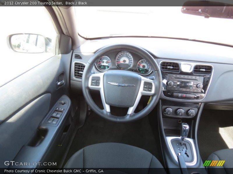 Black / Black 2012 Chrysler 200 Touring Sedan