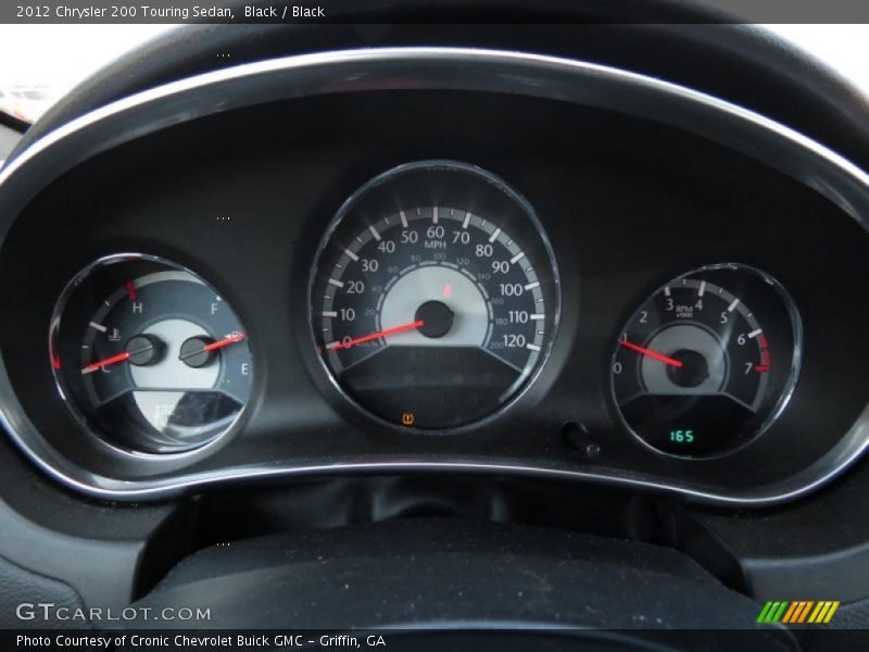 Black / Black 2012 Chrysler 200 Touring Sedan