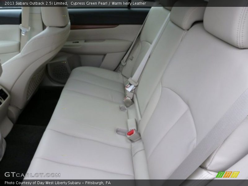 Cypress Green Pearl / Warm Ivory Leather 2013 Subaru Outback 2.5i Limited
