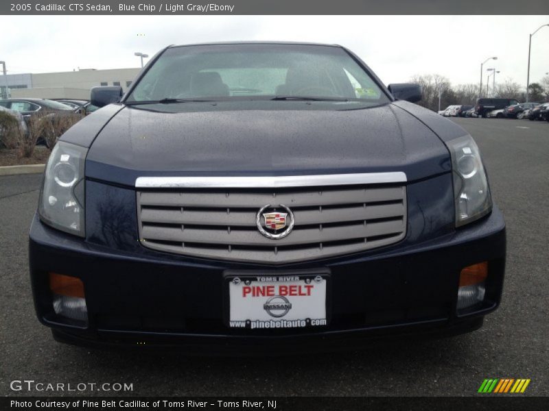 Blue Chip / Light Gray/Ebony 2005 Cadillac CTS Sedan