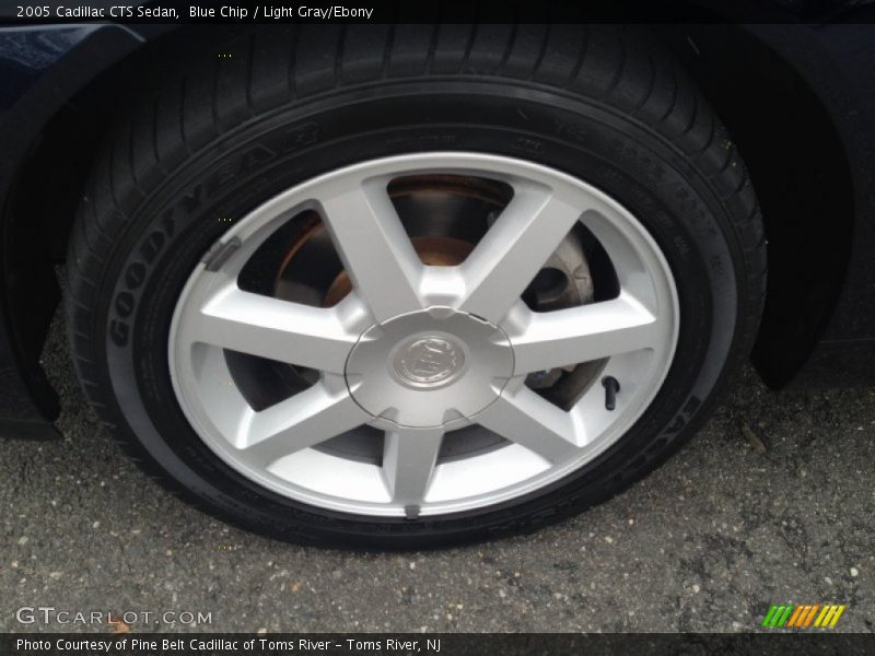 Blue Chip / Light Gray/Ebony 2005 Cadillac CTS Sedan