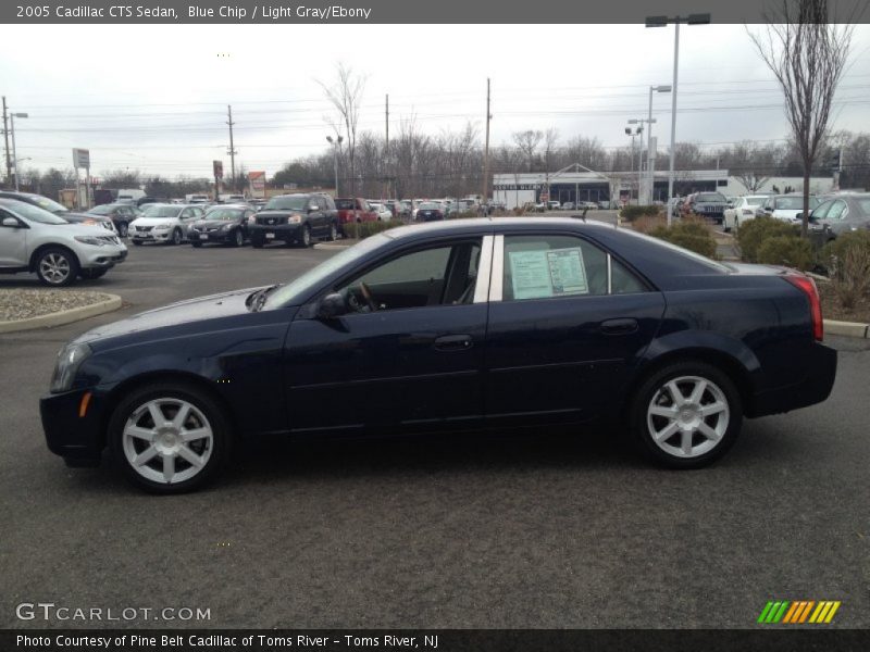Blue Chip / Light Gray/Ebony 2005 Cadillac CTS Sedan