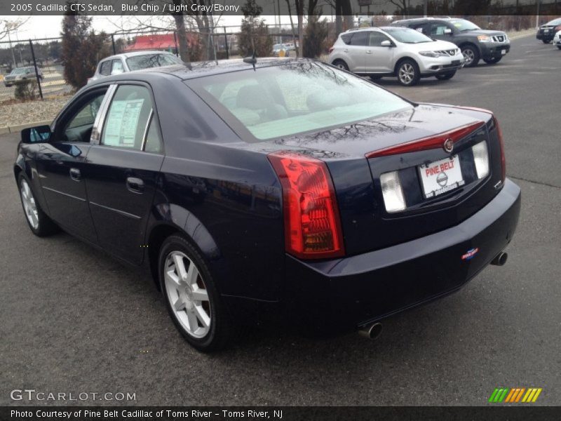 Blue Chip / Light Gray/Ebony 2005 Cadillac CTS Sedan