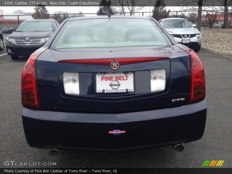 Blue Chip / Light Gray/Ebony 2005 Cadillac CTS Sedan