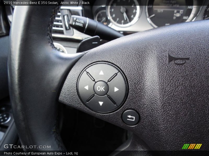 Arctic White / Black 2010 Mercedes-Benz E 350 Sedan