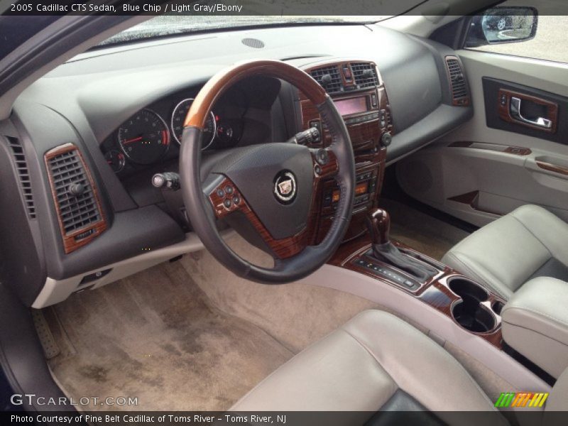 Blue Chip / Light Gray/Ebony 2005 Cadillac CTS Sedan