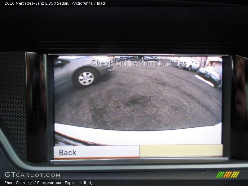 Arctic White / Black 2010 Mercedes-Benz E 350 Sedan
