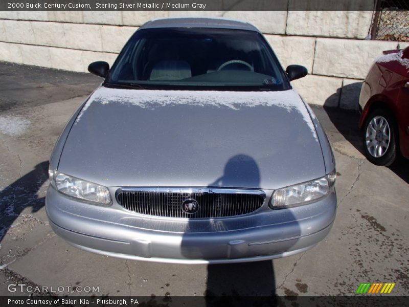 Sterling Silver Metallic / Medium Gray 2000 Buick Century Custom