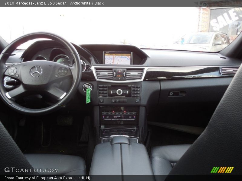 Arctic White / Black 2010 Mercedes-Benz E 350 Sedan