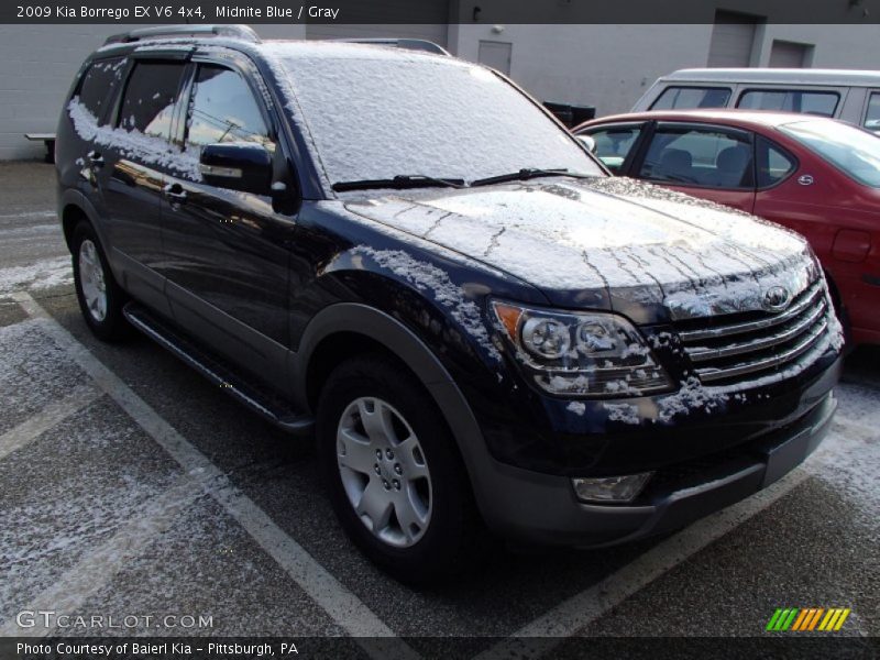 Midnite Blue / Gray 2009 Kia Borrego EX V6 4x4