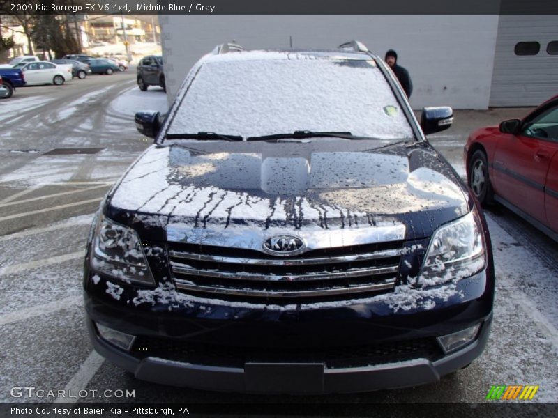 Midnite Blue / Gray 2009 Kia Borrego EX V6 4x4