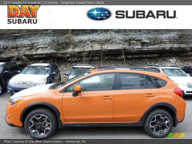 Tangerine Orange Pearl / Black 2013 Subaru XV Crosstrek 2.0 Limited